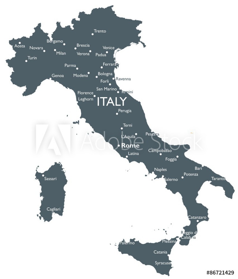 Bild på Italy map